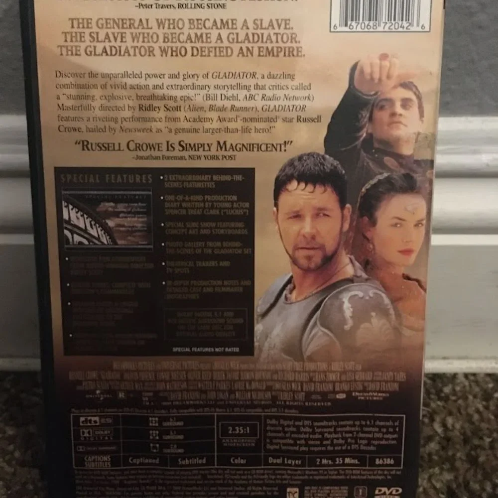 Gladiator Signature Selection DVD - Picture 2 of 2